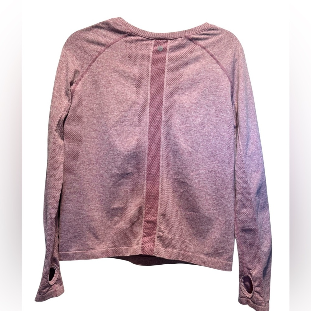 90 DEGREES Seamless Zaia Long Sleeve Active Sporty Pink Top With Thumbholes  XL - Picture 7 of 15